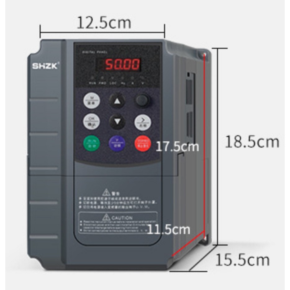 Inverter SHZK 3KW 380V 3Phase 3P 4 HP VFD Variable Frequency Drive