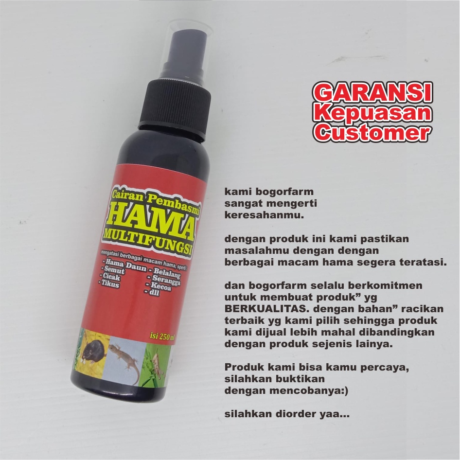 [bogorfarm] PEMBASMI &amp; PENGUSIR  SEMUT 100ml | Cicak | Serangga | Kecoa | PEMBASMI MULTIFUNGSI