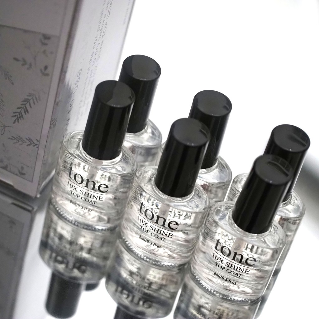 Kutek TONE Top Coat Dijual Per Box isi 24 Grosir BPOM Murah High Quality