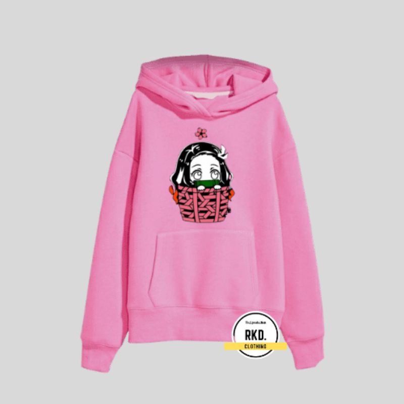 Jaket Hoodie Sweater Anak Perempuan Anime Umur 2-12 Tahun