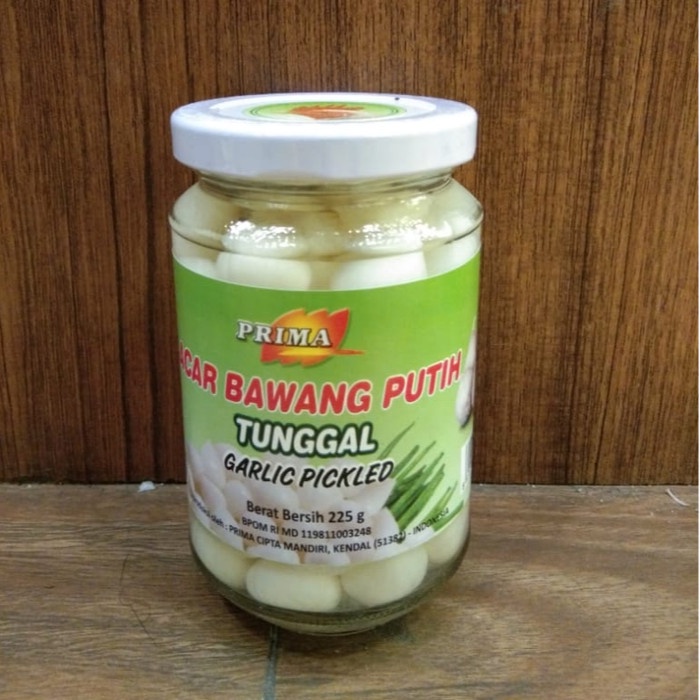 

PRIMA Acar Bawang Putih Tunggal 225gram