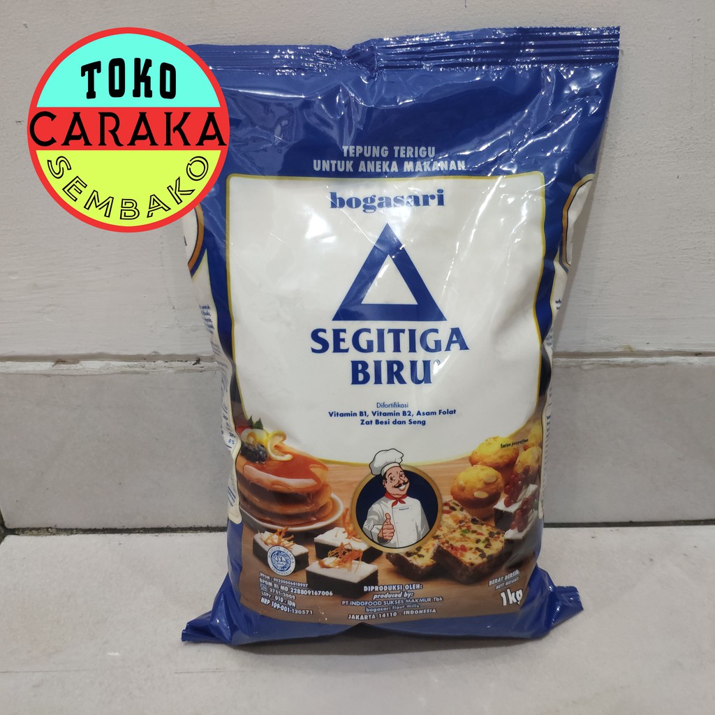 

Tepung Terigu SEGITIGA PREMIUM BIRU - Bogasari - 1kg