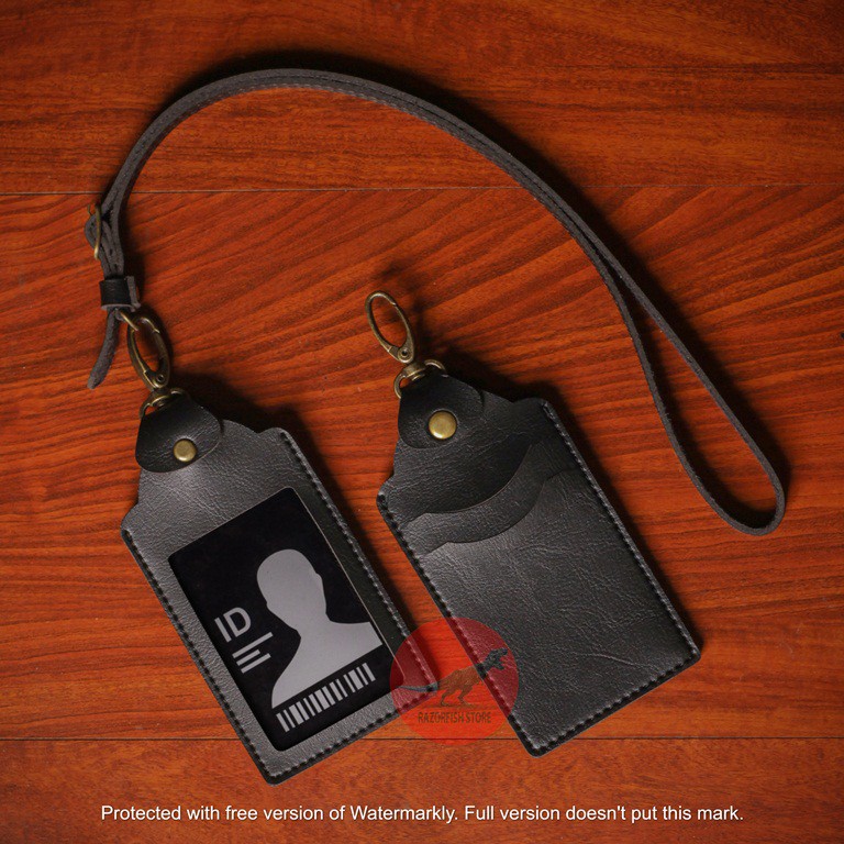 

Name Tag ID Card Holder QUICK Lanyard Kulit Harga Terjangkau Dan Multifungsi Untuk Kegiatan Kantor