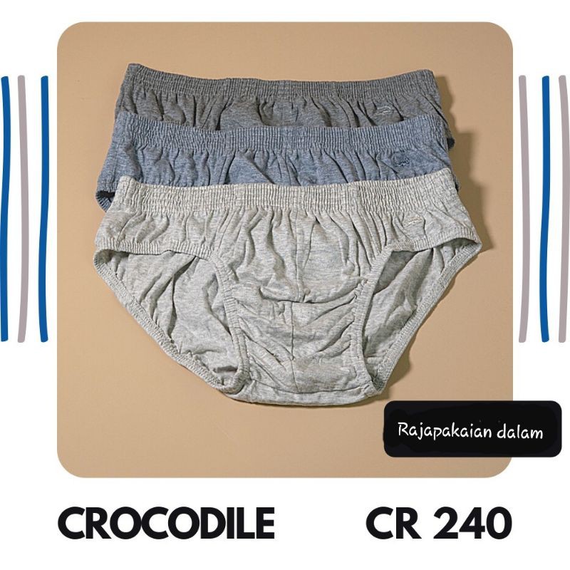 Celana dalam pria Crocodile 240 Harga 3 PCS