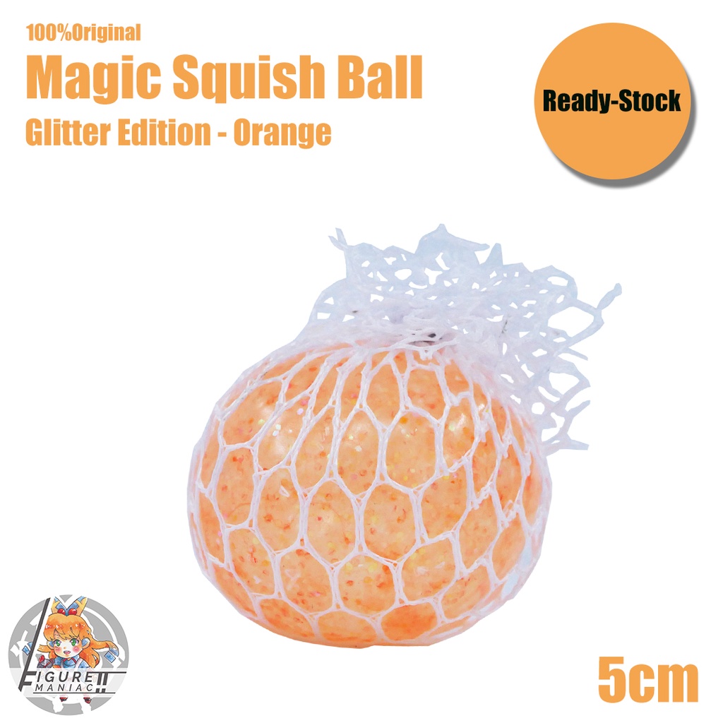 Mainan Anak - Magic Squishy Ball Glitter Edition 5 Cm