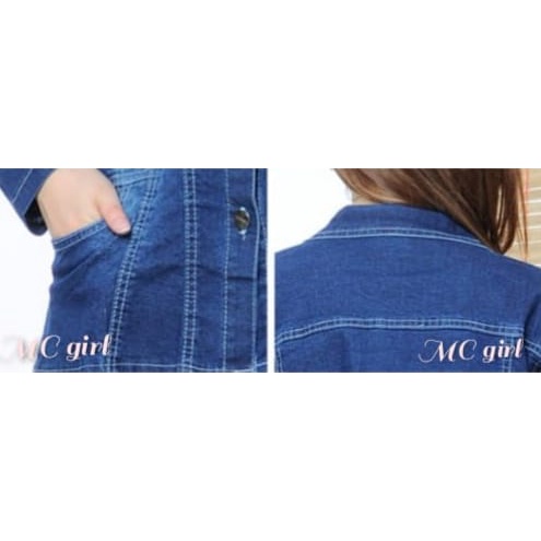 MC girl Jaket Jeans Ibu / Jaket Jeans Panjang