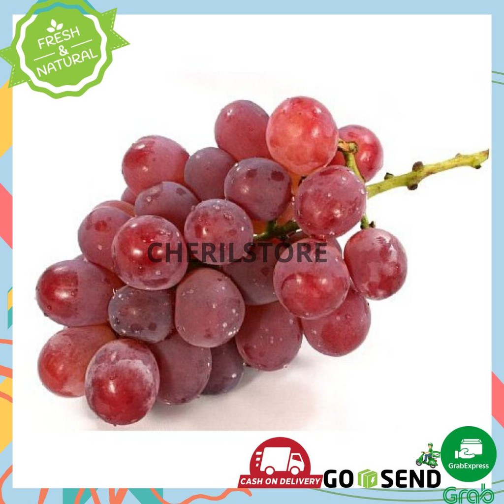 BUAH ANGGUR MERAH IMPORT / BELANJA BUAH SEGAR FRESH SURABAYA