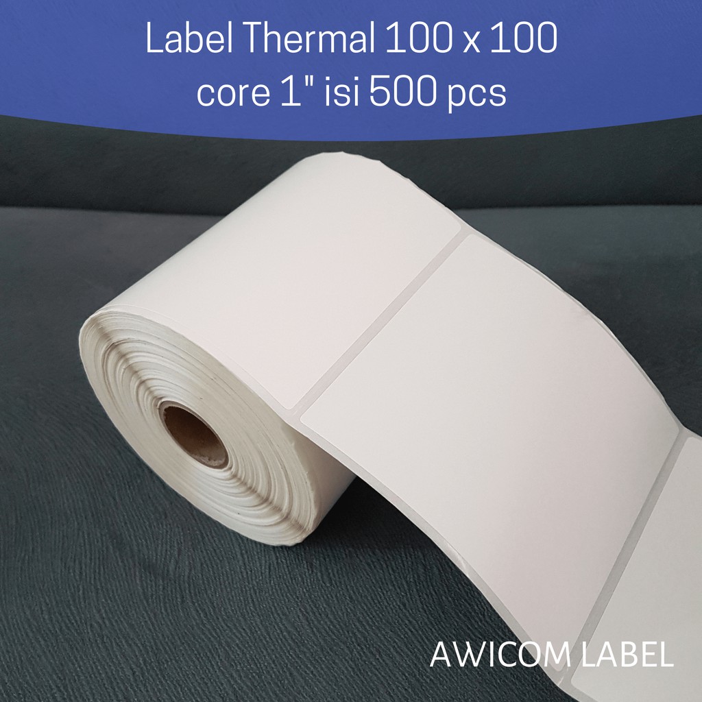 

Label Barcode Direct Thermal 100x100 mm 100 x 100 core 1 inch isi
