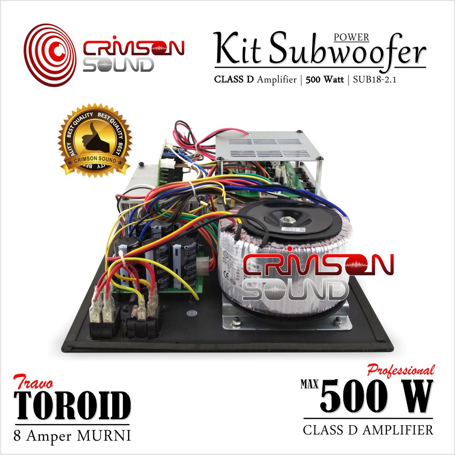 power subwoofer 500 watt