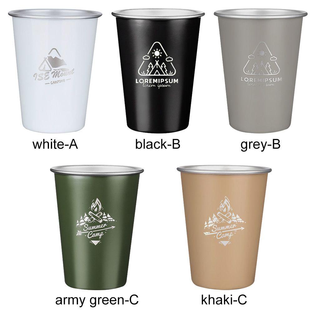 Top Tumbler Cangkir Gelas Cangkir Portable Outdoor Camping Mug Kopi