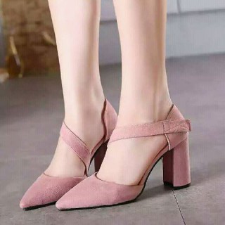 Sepatu Wanita High Heels Pump Shoes Hak 