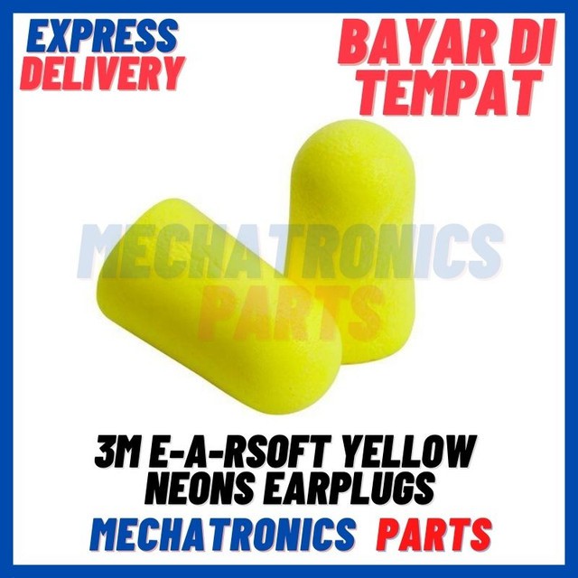 [HDT-9007] 3M E-A-RSOFT YELLOW NEONS EARPLUGS