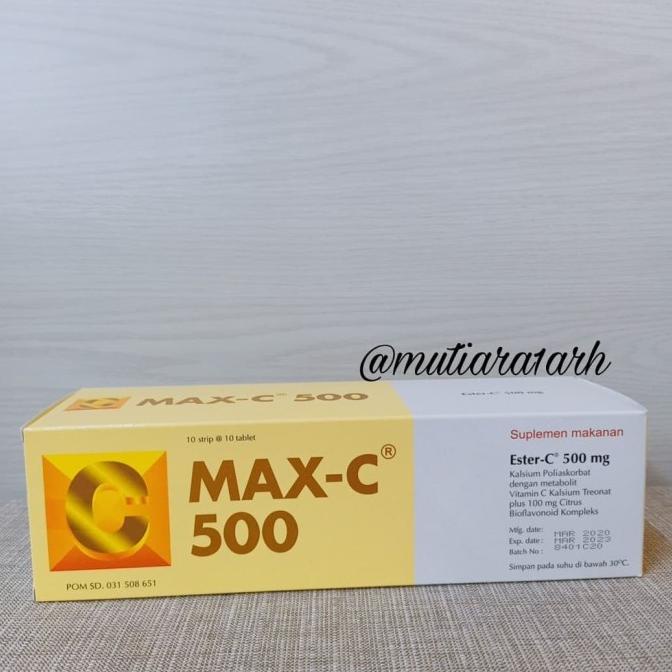 MAX-C 500 MG (ESTER C 500 MG) Lc