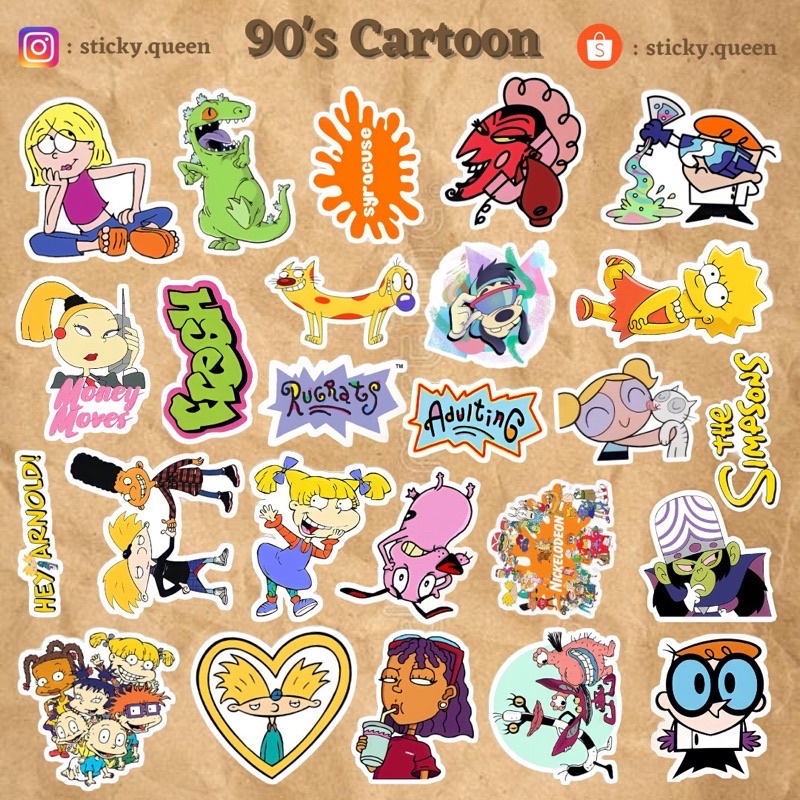

STICKER TUMBLR 90’S CARTOON