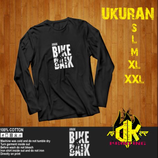 T - SHIRT BAJU SEPEDA  ANAK BIKE BAIK/KAOS SEPEDAAN