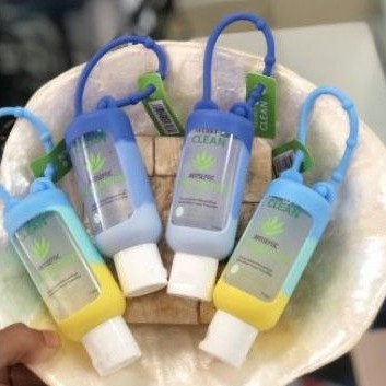 Secret Clean Hand Sanitizer Spray 60ml Gel 50ml Free Gantungan Silicon Case