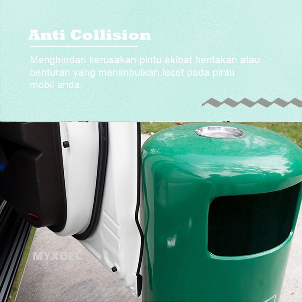 Rubber Strip Pintu Mobil Anti Collision Kedap Suara - 5 m | Kahnos