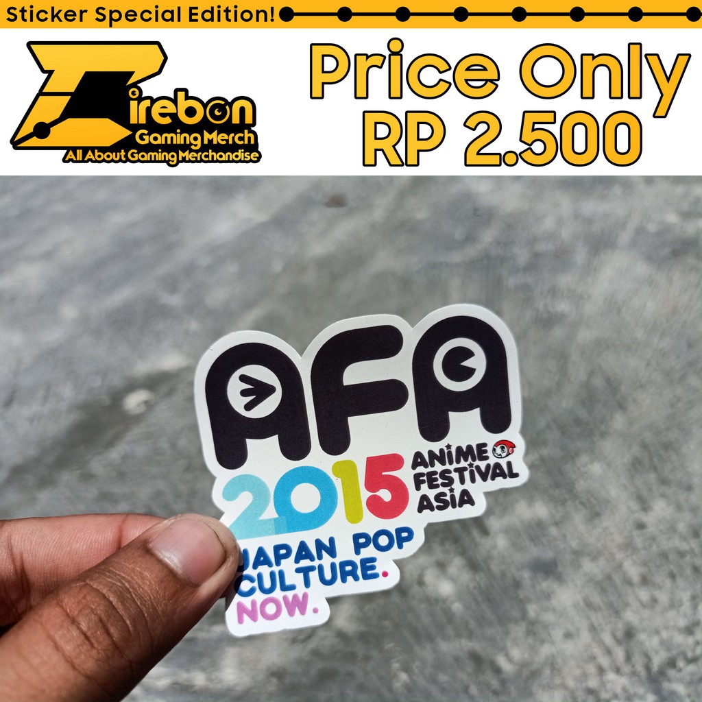 

Sticker Stiker Afa Anime Festival Asia 2015 Japan Pop Culture Now