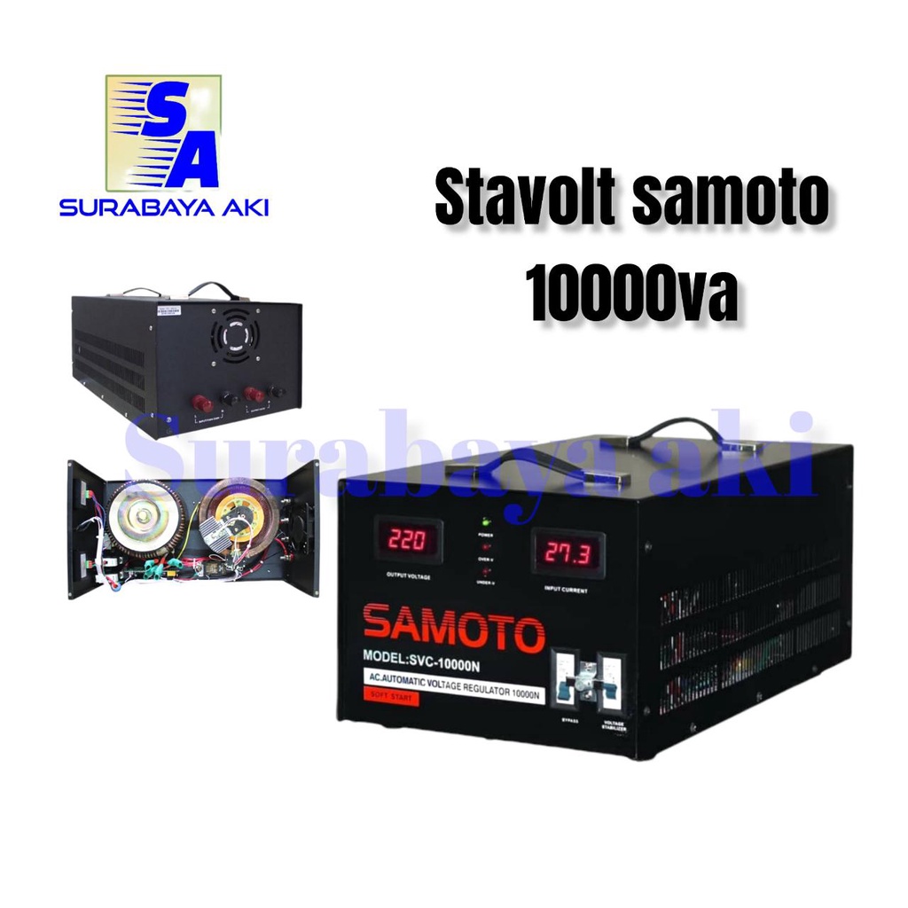 Stabilizer SAMOTO 10KVA (Vertikal) Digital Display stavolt stabilizer