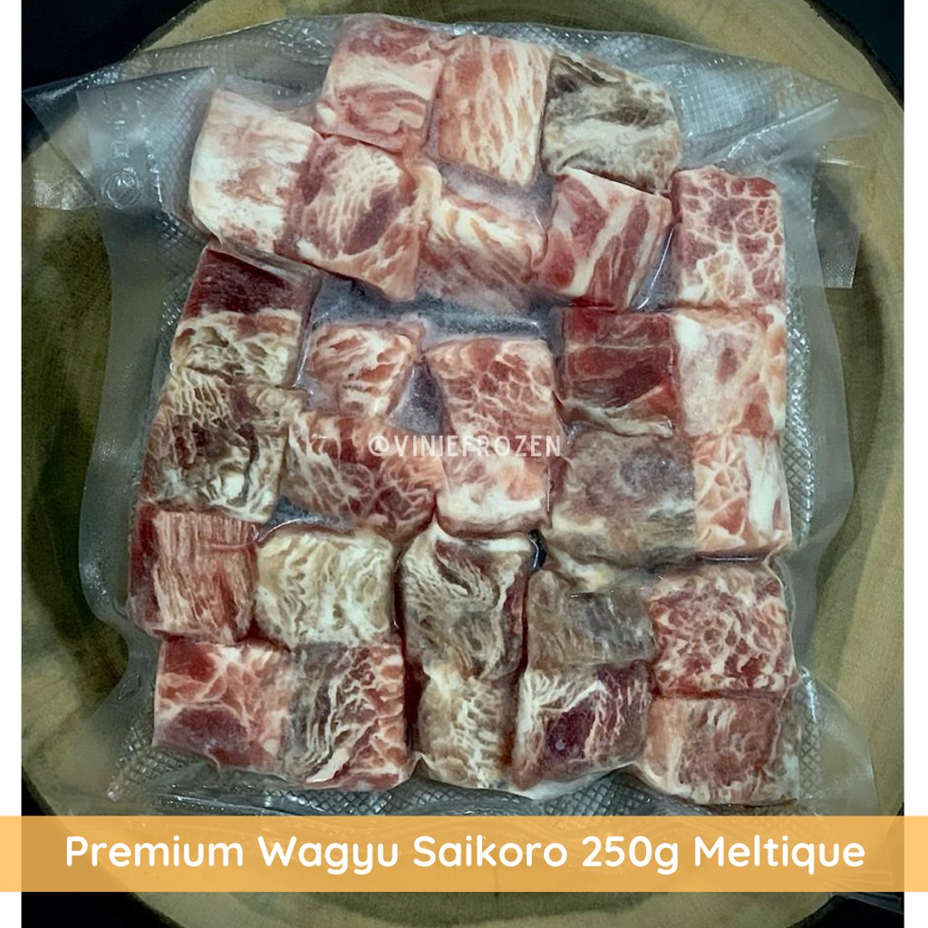 

PREMIUM Wagyu Saikoro Meltik