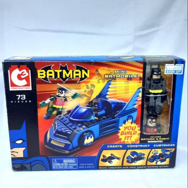 C3 Construction Batman Mini Batmobile With Batman And Robin By C3 Construction