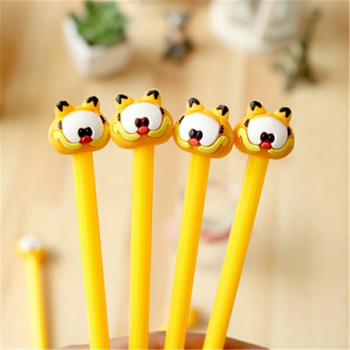 

EDW P39 Pulpen Garfield Pen Pena Ballpoint Bolpoin Kuning Karakter Lucu Unik