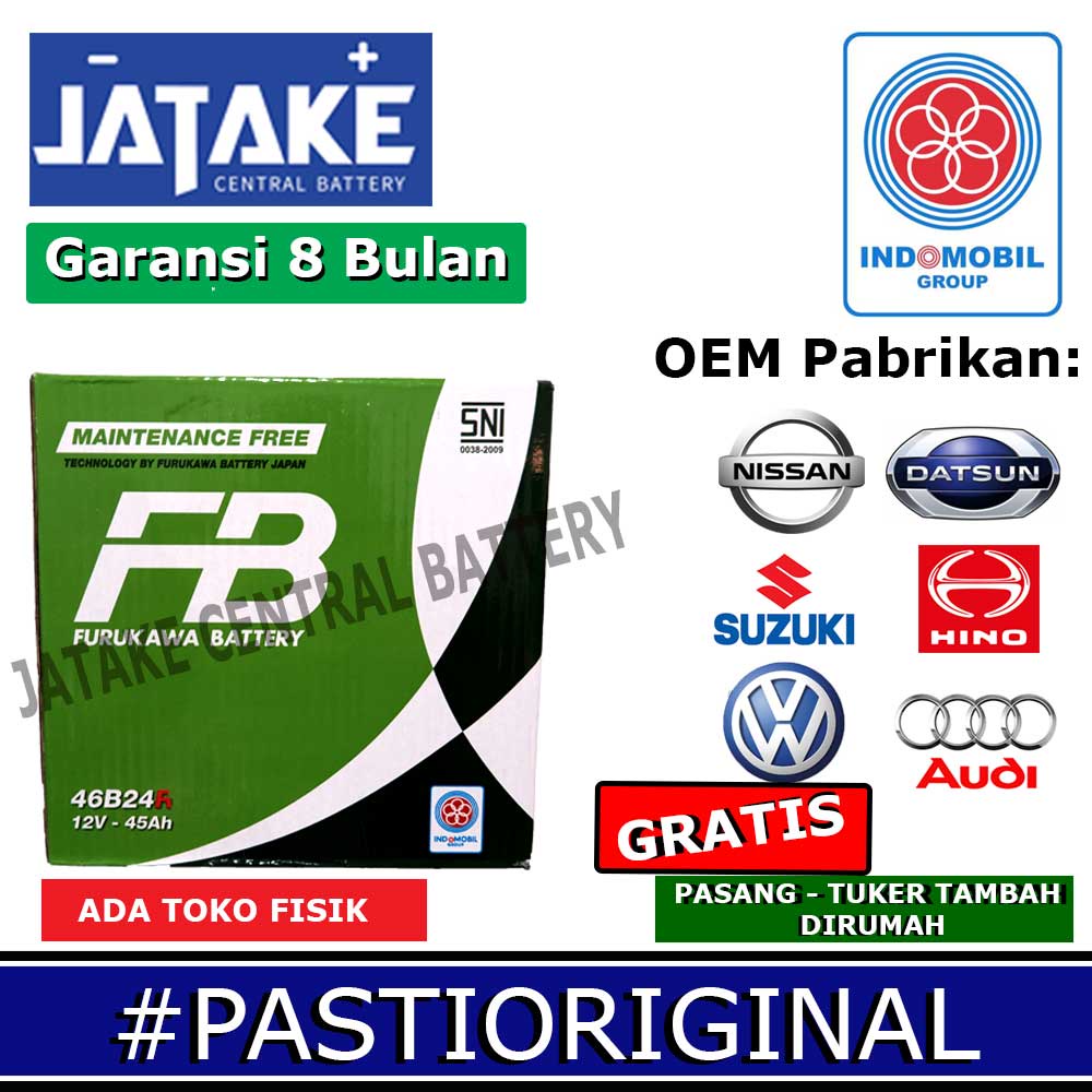 Aki Kering NS60 Furukawa Battery FB mobil Toyota Avanza Rush Suzuki APV Swift Carry