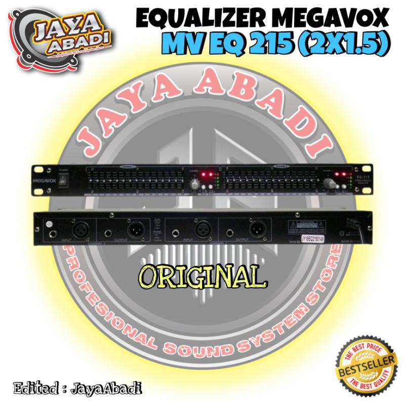 EQUALIZER AUDIO MEGAVOX EQ 215 ORIGINAL