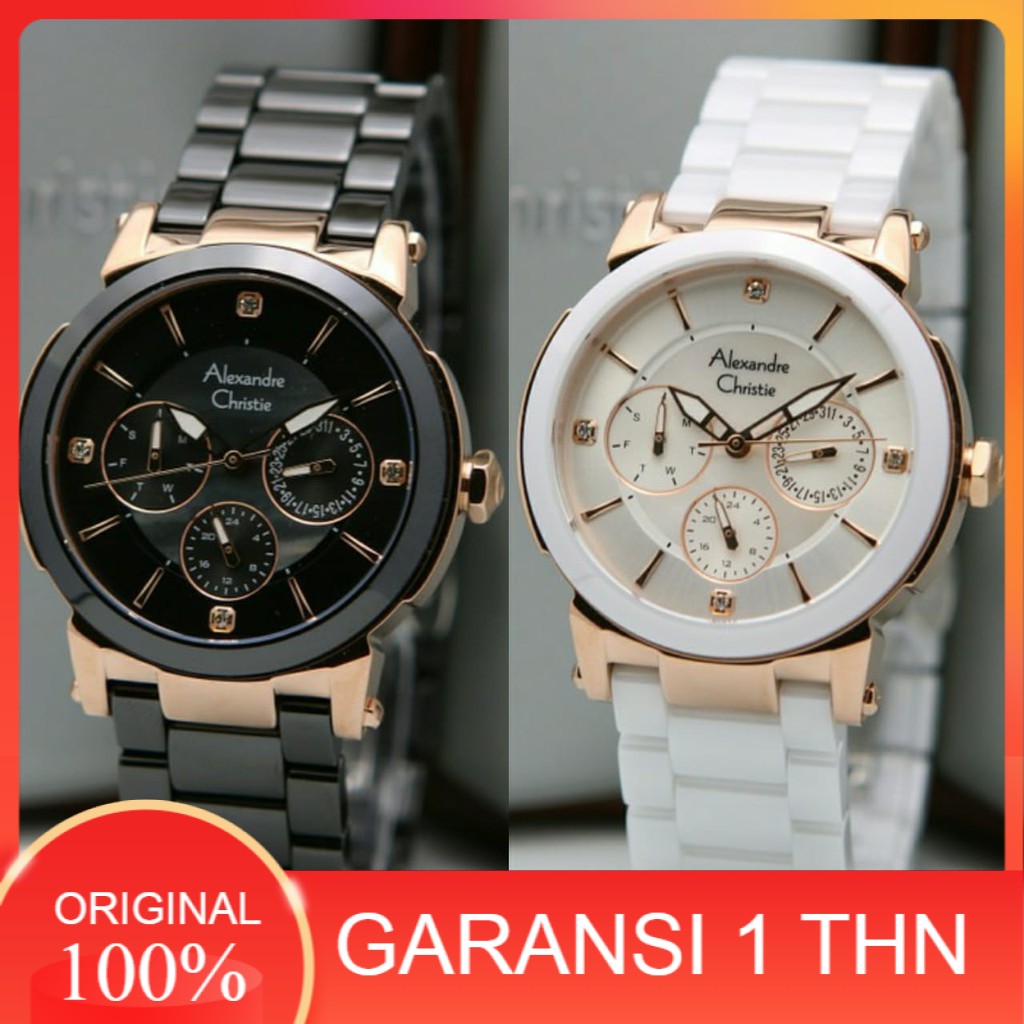 JAM TANGAN WANITA ALEXANDRE CHRISTIE AC 2880 AC2880 ROSEGOLD ORIGINAL