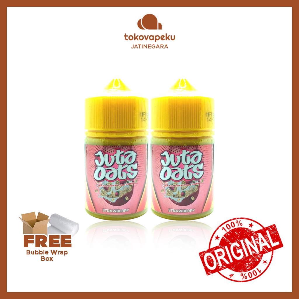 JUTA OATS STRAWBERRY JUTA OAT STRAWBERRY 60ML ORI by RSR BREW X VAPEBOSS