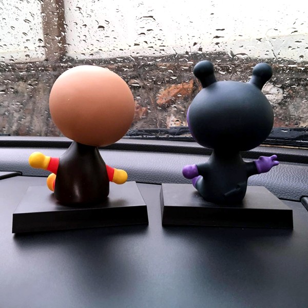 Boneka Figure Miniatur Pajangan Mobil Stand ANPANMAN BAIKINMAN Goyang Kepala Shacking Head Toy