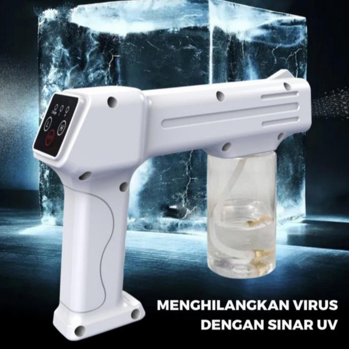 Disinfectant Sprayer + UV Sterilizer Gun Portable Nano Mist