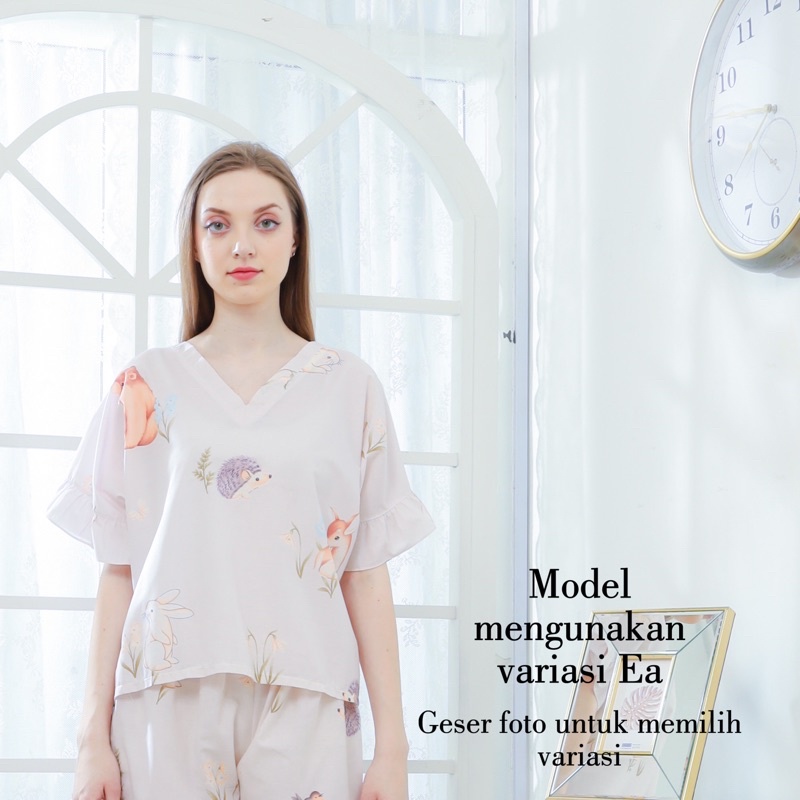 Lily set setelan wanita sleep wear