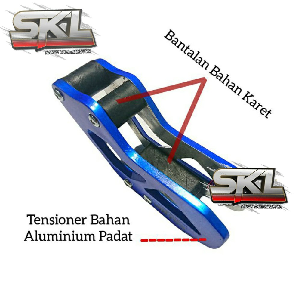 Tensioner Rantai WR 155 Bahan Aluminium Plus Breket Besi | Variasi Gear WR155
