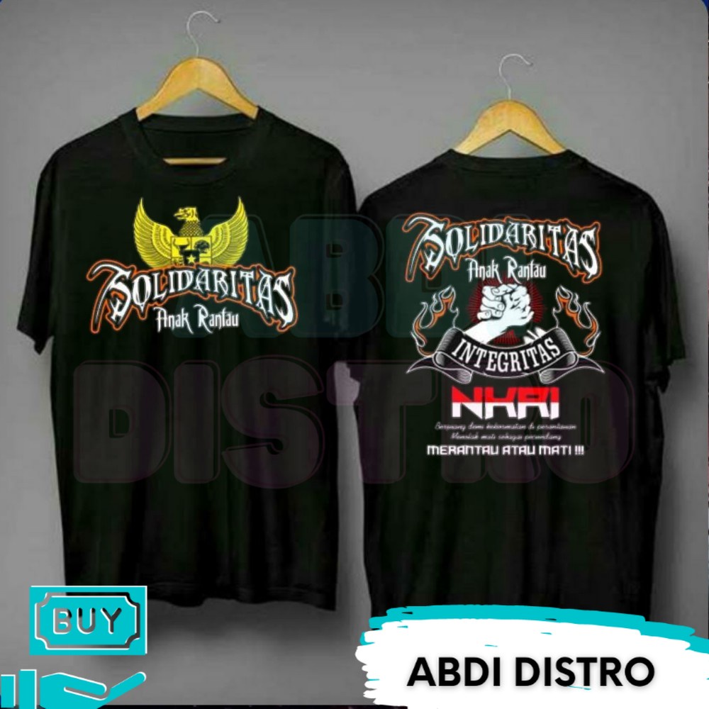 P / KAOS SOLIDARITAS ANAK RANTAU NKRI BLACK / KAOS PRIA / KAOS MURAH