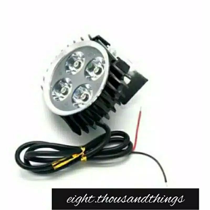 Lampu Led Slim 4 Mata 3 Mode Tembak Luxeon Universal Motor Mobil 2688 Flash Kedap Kedip honda yamaha suzuki kawasaki vario mio beat scoopy spacy fino m3 xeon