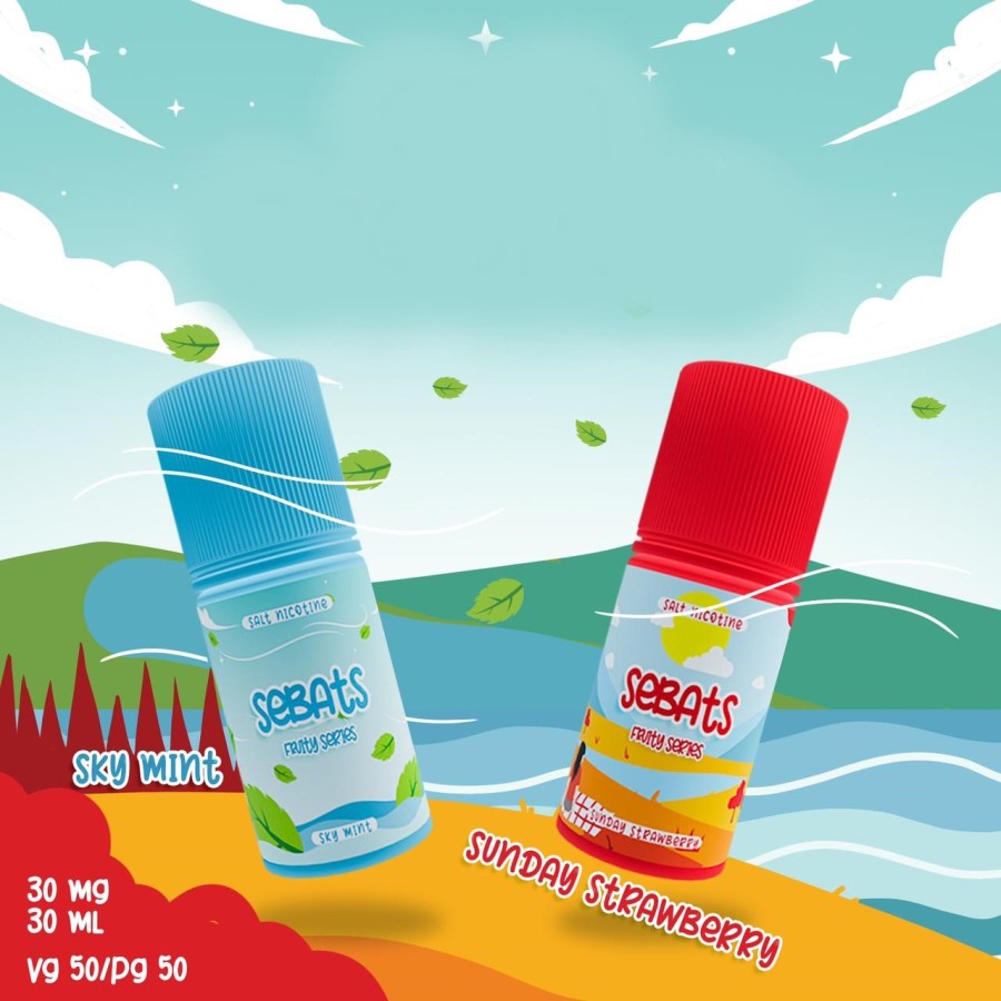 SEBATS FRUITY AUTHENTIC SEBATS FRUITY NEW SERIES SEBATS FRUITY SALT NIC LIQUID 30ML 30MG