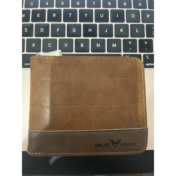 ORIGINAL BALISI 131-1 DOMPET RFID PRIA WANITA LIPAT SLETING ADA TEMPAT KOIN BAHAN SINTETIS