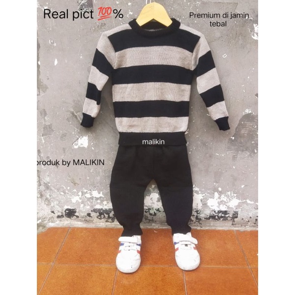 MALIKIN JOGER ANAK 1-2-3 unisex/STELAN ANAK/SWEATER  STELAN ANAK