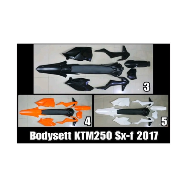 Body SET Trail KTM 250 SX-F 2017