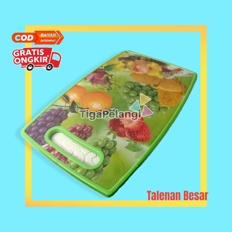 Talenan plastik tebal potong sayur daging premium telenan tebal plastik motif food grade