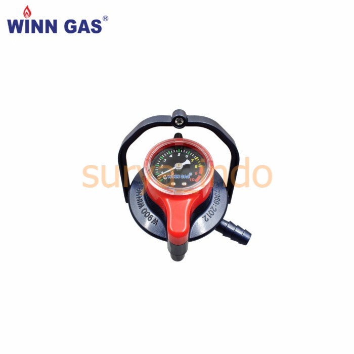 KEPALA GAS REGULATOR TEKANAN RENDAH + PENGUNCI GANDA WINN GAS W-900 M