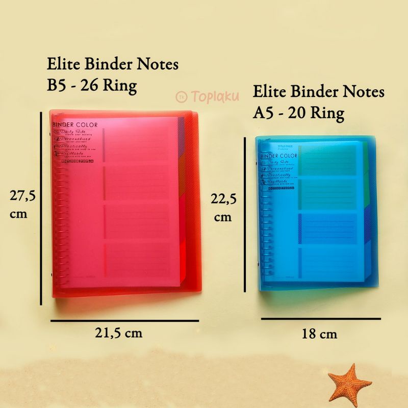 Jual Binder Colour B5 / Binder Topla A5 /Binder Transparan / Binder ...