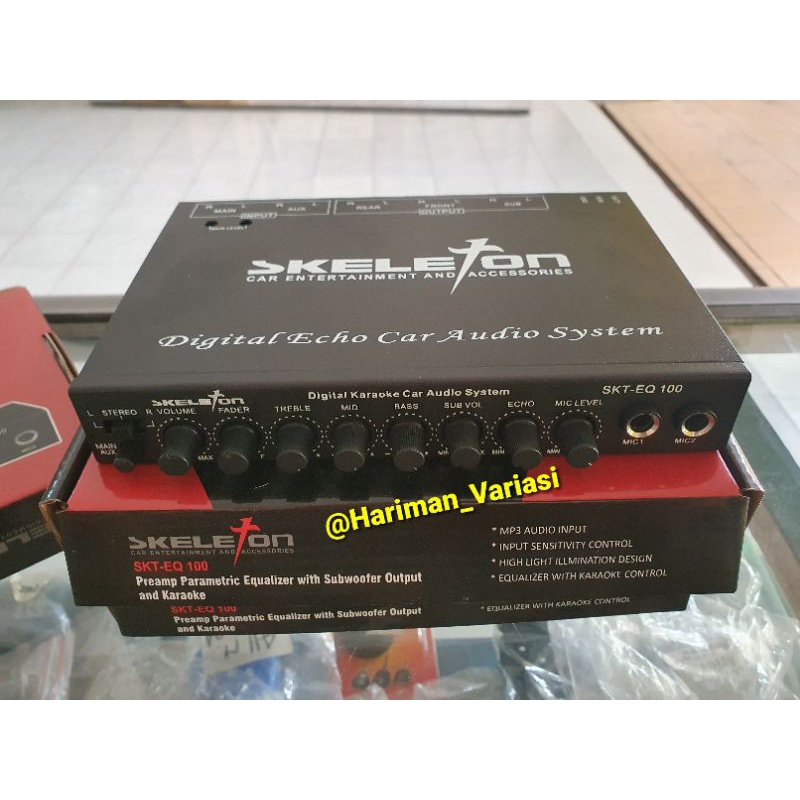 Jual Preamp Echo Karaoke EQ100 Shopee Indonesia