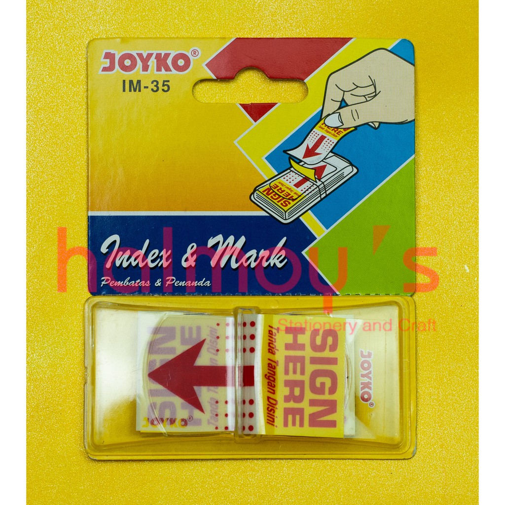 

MEMO STICK / STICKY NOTES JOYKO IM - 35 SIGN HERE