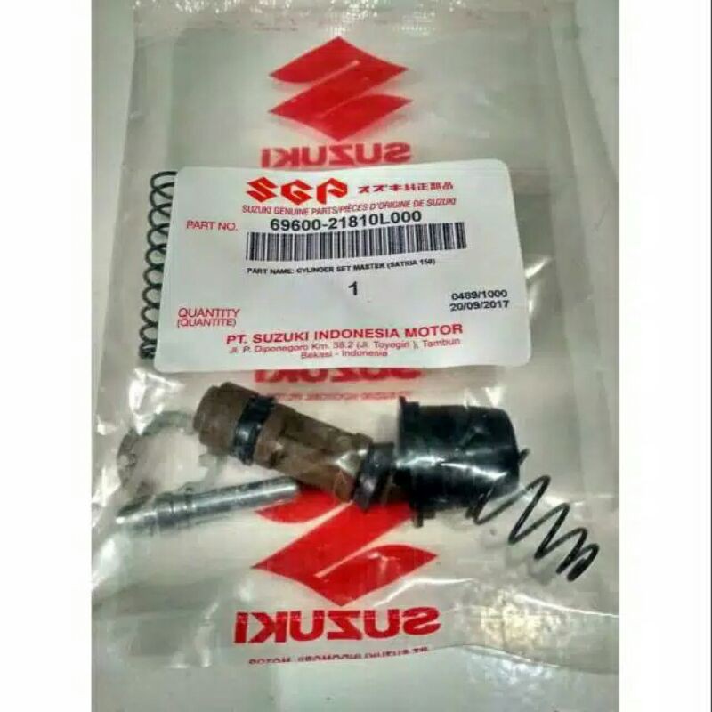 SEAL MASTER REM DEPAN GSX150 SIL MASTER REM GSX SATRIA FU INJEKSI