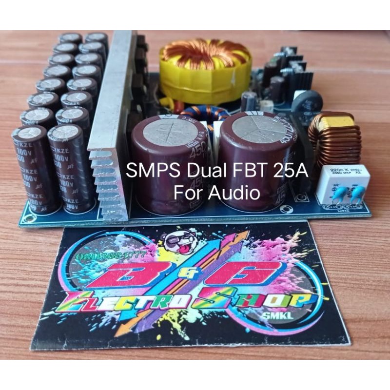 SMPS Dual FBT 25A For Audio 2000 watt
