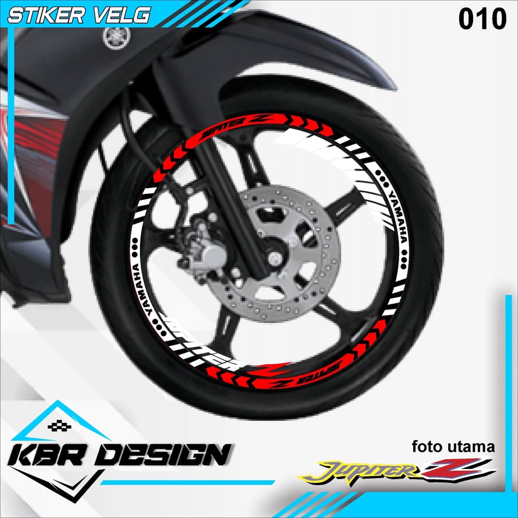(COD) cuting stiker list variasi velg motor yamaha jupiter z 10