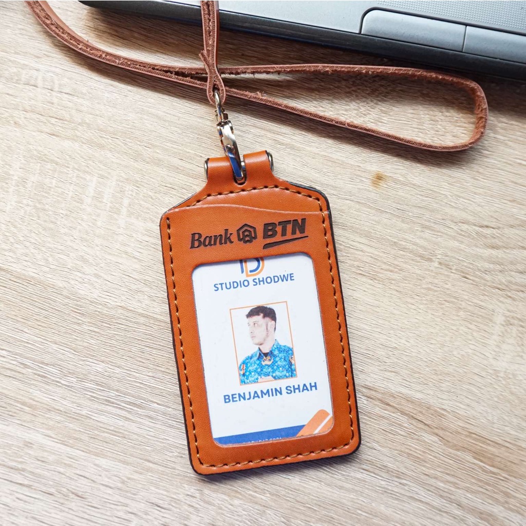 

Nametag lanyard id card custom nama dan logo