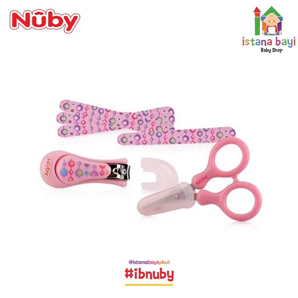 Nuby Kids Groom Set Clip Scissors - Gunting Kuku